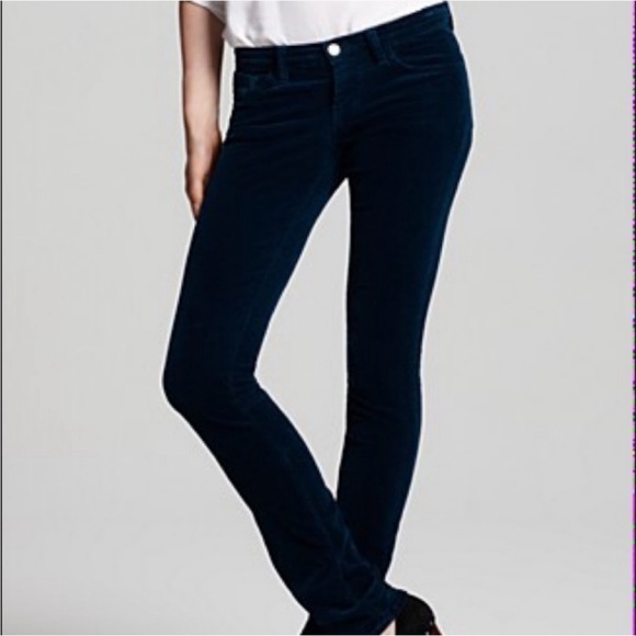 J Brand Pants - J Brand Black Pencil Leg Corduroy Pants Cotton Slim Skinny, size 27